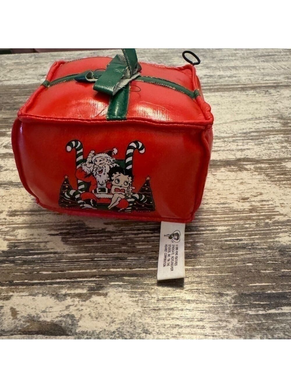 Betty Boop Christmas Ornament 4x4 Vinyl Red - Picture 7 of 8